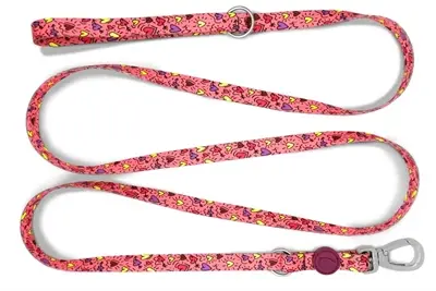 Morso hondenriem verstelbaar Pink Think roze 75-230 x 1,5 cm – tot 20 kg - Afbeelding 4