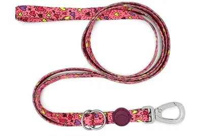 Morso hondenriem verstelbaar Pink Think roze 65-200 x 2,5 cm – tot 80 kg