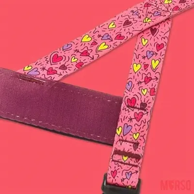 Morso hondentuig Norwegian Pink Think roze 46-60 x 42 cm – gerecycled - Afbeelding 9