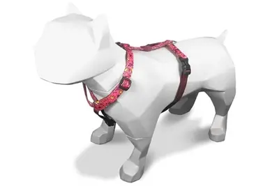 Morso hondentuig H-tuig Pink Think roze 40-55 x 1,5 cm – gerecycled - Afbeelding 5