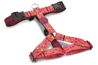 Morso hondentuig H-tuig Pink Think roze 70-100 x 2,5 cm – gerecycled