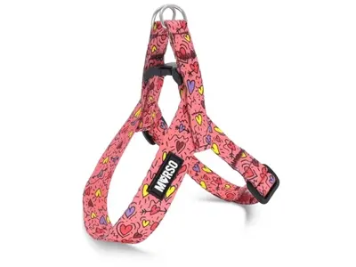 Morso mini hondentuig Pink Think roze 24-32 x 1,5 cm – voor kleine honden