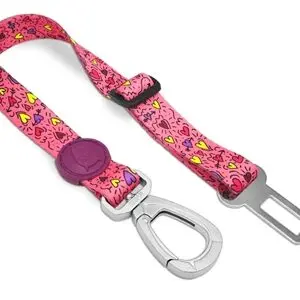 Morso autogordel hond Pink Think roze 40-65 x 1,5 cm – tot 20 kg - Afbeelding 1