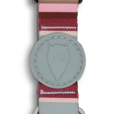 Morso hondenhalsband Skyline rood/roze 43-70 x 2,5 cm – gerecycled - Afbeelding 8