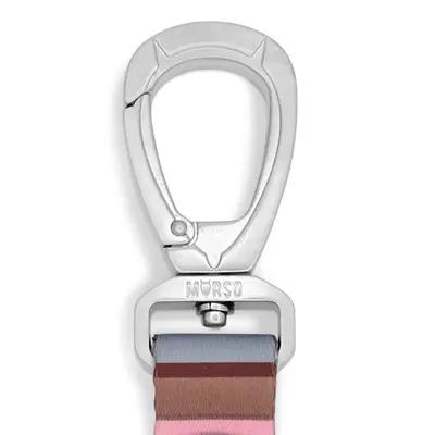 Morso hondenriem Skyline rood/roze 120 x 1,5 cm – gerecycled, tot 6 kg - Afbeelding 8