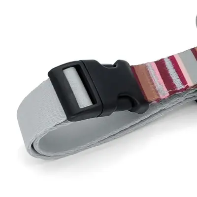 Morso hondentuig H-tuig Skyline rood/roze 40-55 x 1,5 cm – gerecycled - Afbeelding 8