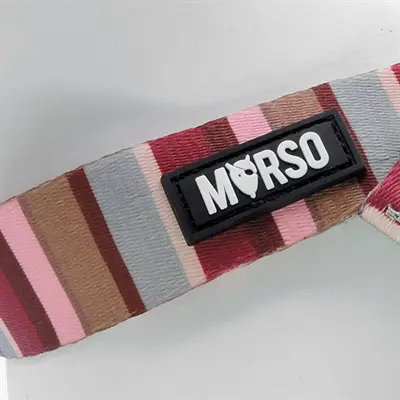 Morso mini hondentuig Skyline rood/roze 24-32 x 1,5 cm – voor kleine honden - Afbeelding 7