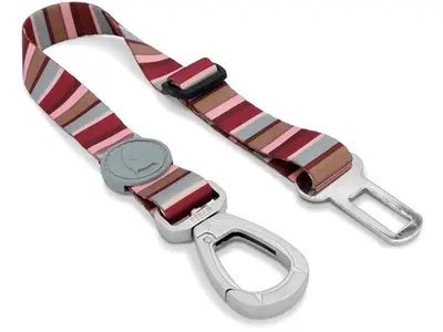 Morso autogordel hond Skyline rood/roze 40-65 x 1,5 cm – tot 4 kg