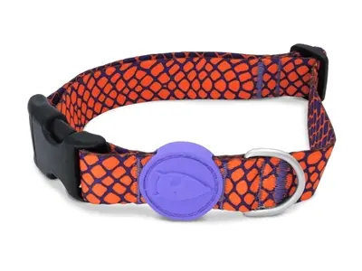 Morso hondenhalsband Urban Lizard rood 30-42 x 1,5 cm – gerecycled