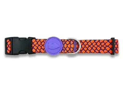 Morso hondenhalsband Urban Lizard rood 37-58 x 2,5 cm – gerecycled - Afbeelding 4