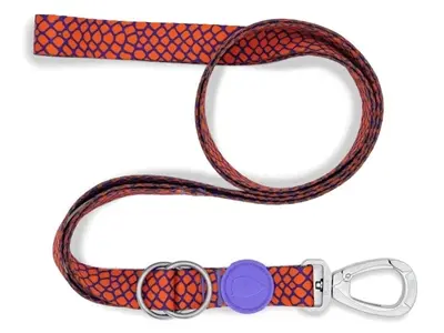 Morso hondenriem verstelbaar Urban Lizard rood 75-230 x 1,5 cm – tot 20 kg
