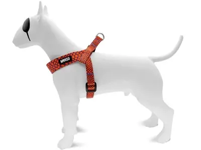 Morso mini hondentuig Urban Lizard rood 29-38 x 2,5 cm – voor kleine honden - Afbeelding 4