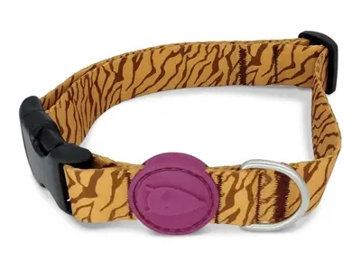 Morso hondenhalsband Jungle Drum groen 37-58 x 2,5 cm – gerecycled
