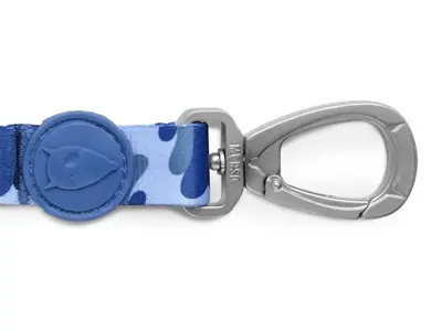 Morso hondenriem Splash blauw 120 x 1,5 cm – gerecycled, tot 6 kg - Afbeelding 4