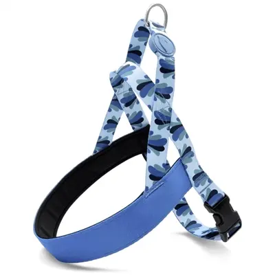 Morso hondentuig Norwegian Splash blauw 69-86 x 63 cm – gerecycled
