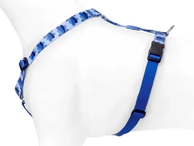 Morso hondentuig H-tuig Splash blauw 40-55 x 1,5 cm – gerecycled - Afbeelding 5