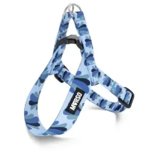 Morso mini hondentuig Splash blauw 29-38 x 2,5 cm – voor kleine honden - Afbeelding 1