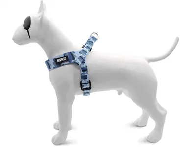 Morso mini hondentuig Splash blauw 29-38 x 2,5 cm – voor kleine honden - Afbeelding 4