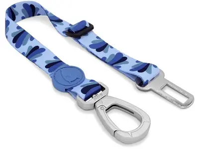 Morso autogordel hond Splash blauw 40-65 x 1,5 cm – gerecycled, tot 20 kg