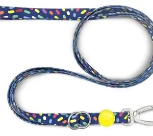 Morso hondenriem Color Invaders paars 75-230 x 1,5 cm – tot 4 kg - Afbeelding 1