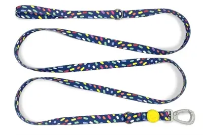 Morso hondenriem Color Invaders paars 75-230 x 1,5 cm – tot 4 kg - Afbeelding 4