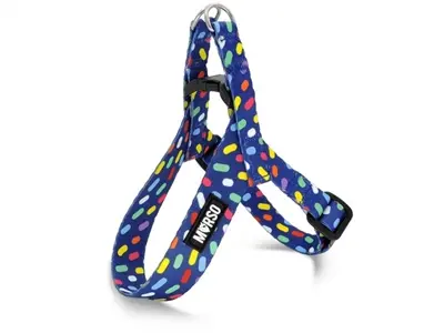 Morso mini hondentuig Color Invaders paars 29-38 x 2,5 cm