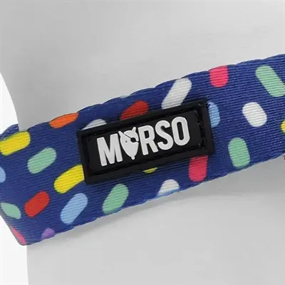 Morso mini hondentuig Color Invaders paars 29-38 x 2,5 cm - Afbeelding 7