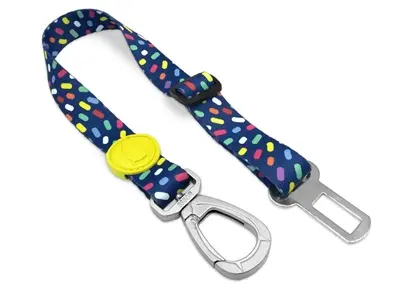 Morso autogordel hond Color Invaders paars 40-65 x 1,5 cm – tot 4 kg