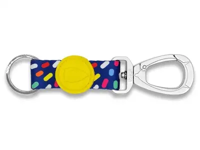 Morso sleutelhanger Key Cord Color Invaders paars maat L – gerecycled