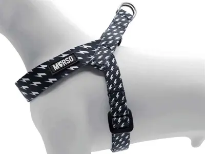 Morso mini hondentuig Power Flow zwart 29-38 x 2,5 cm – voor kleine honden - Afbeelding 5