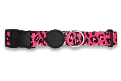 Morso hondenhalsband gerecycled Bubble Leo roze 37-58 x 2,5 cm - Afbeelding 4