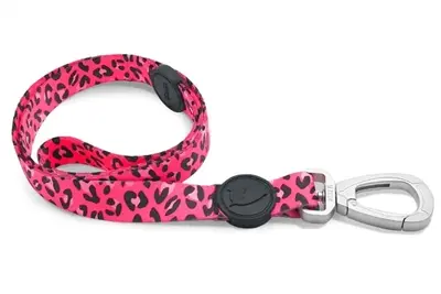 Morso hondenriem Bubble Leo roze 120 x 1,5 cm – gerecycled, tot 20 kg