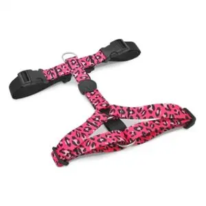 Morso hondentuig H-tuig Bubble Leo roze 50-70 x 1,5 cm – gerecycled - Afbeelding 1