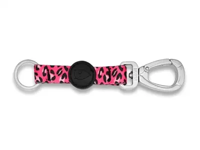 Morso sleutelhanger Key Cord Bubble Leo roze maat M – gerecycled
