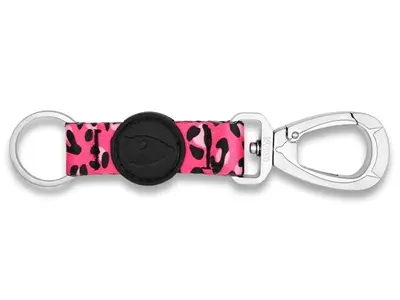 Morso sleutelhanger Key Cord Bubble Leo roze maat L – gerecycled