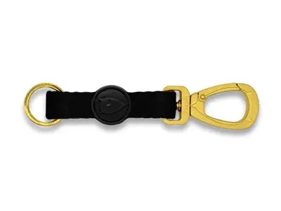 Morso sleutelhanger Key Cord Gold Caviar goud maat M – gerecycled