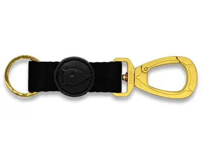 Morso sleutelhanger Key Cord Gold Caviar goud maat L – gerecycled