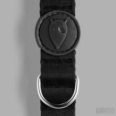 Morso hondenhalsband Pureness zwart 30-42 x 1,5 cm – gerecycled - Afbeelding 5