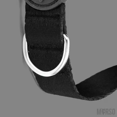 Morso hondenhalsband Pureness zwart 43-70 x 2,5 cm – gerecycled - Afbeelding 8
