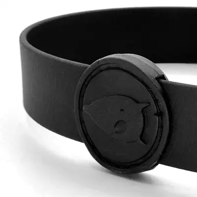 Morso halsband hond waterproof gerecycled zwart 38-46 x 1,5 cm - Afbeelding 7