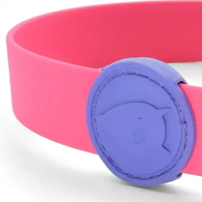Morso halsband hond waterproof gerecycled roze 42-50 x 1,5 cm - Afbeelding 7