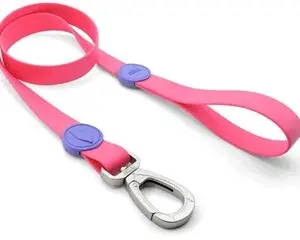 Morso hondenriem waterproof gerecycled roze 100 x 2,5 cm - Afbeelding 1
