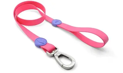 Morso hondenriem waterproof gerecycled roze 100 x 2,5 cm