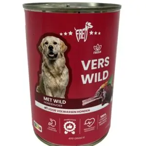 Freds hondenvoer blik vers wild 12 x 400 g – natvoer - Afbeelding 4