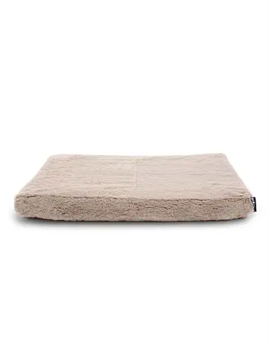 Bia fleece hoes voor matras taupe 85 x 70 x 5 cm