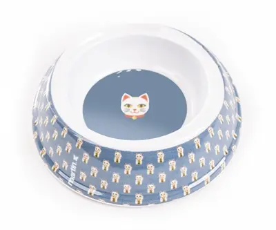 Martin Voerbak Hond Melamine 150ml - Japanse Print - Afbeelding 2