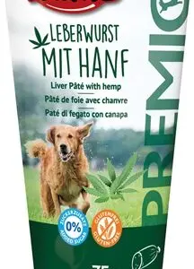 Trixie leverworst met hennep in tube 12 x 75 g – paté voor honden - Afbeelding 1