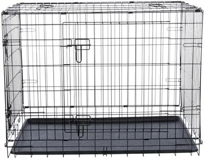 Trixie hondenkennel Home Kennel zwart 78 x 55 x 62 cm – inklapbaar - Afbeelding 2