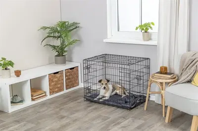 Trixie hondenkennel Home Kennel zwart 78 x 55 x 62 cm – inklapbaar - Afbeelding 8