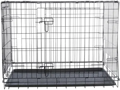Trixie hondenkennel Home Kennel zwart 93 x 62 x 69 cm – inklapbaar - Afbeelding 2
